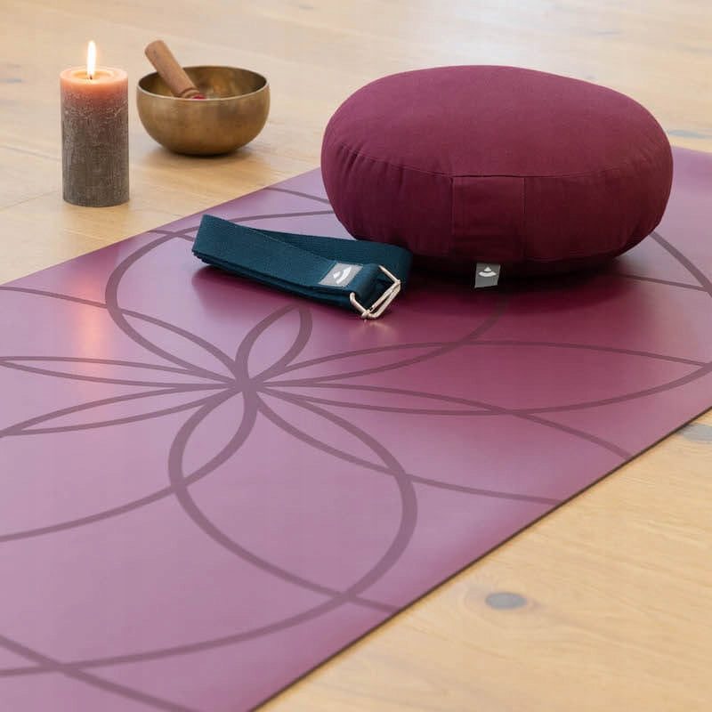 Yoga Exercise Mat Bodhi Phoenix 4mm - Purple Packaging status original