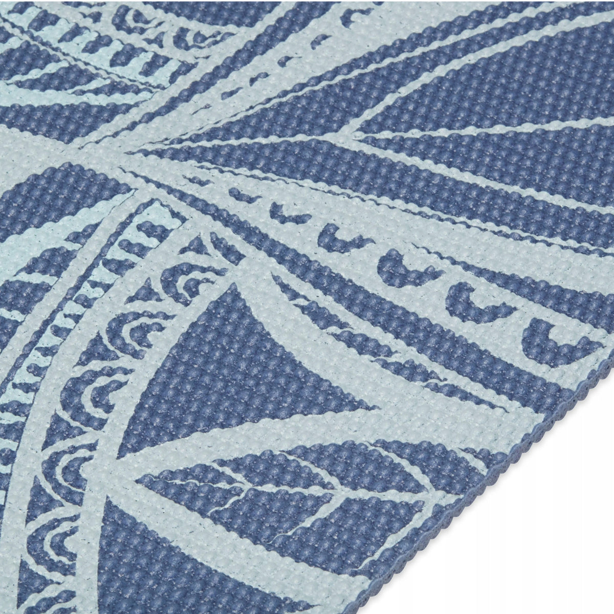 Yoga Exercise Mat GAIAM High Tide Point 5 mm - Non-slip, Blue Color blue