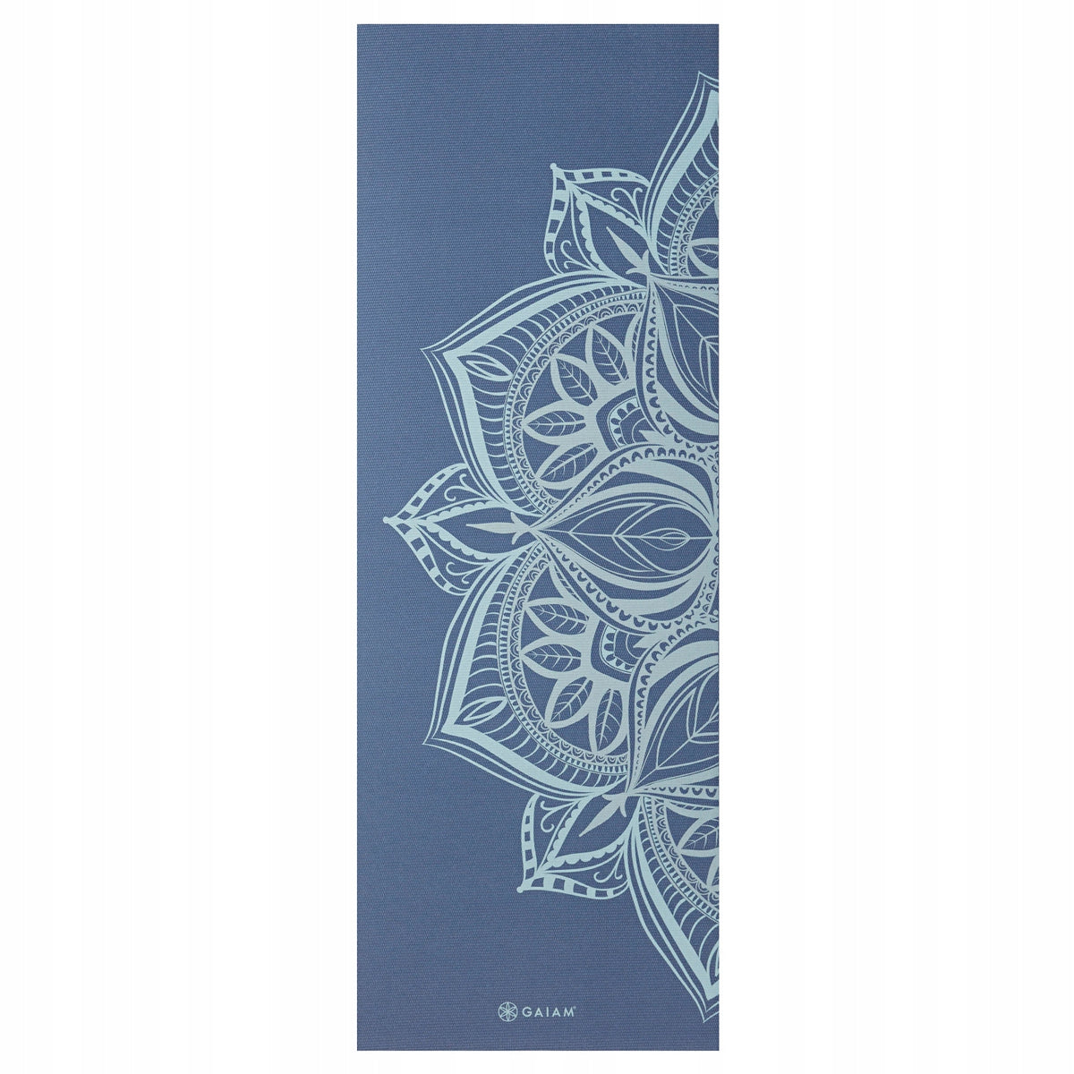 Yoga Exercise Mat GAIAM High Tide Point 5 mm - Non-slip, Blue