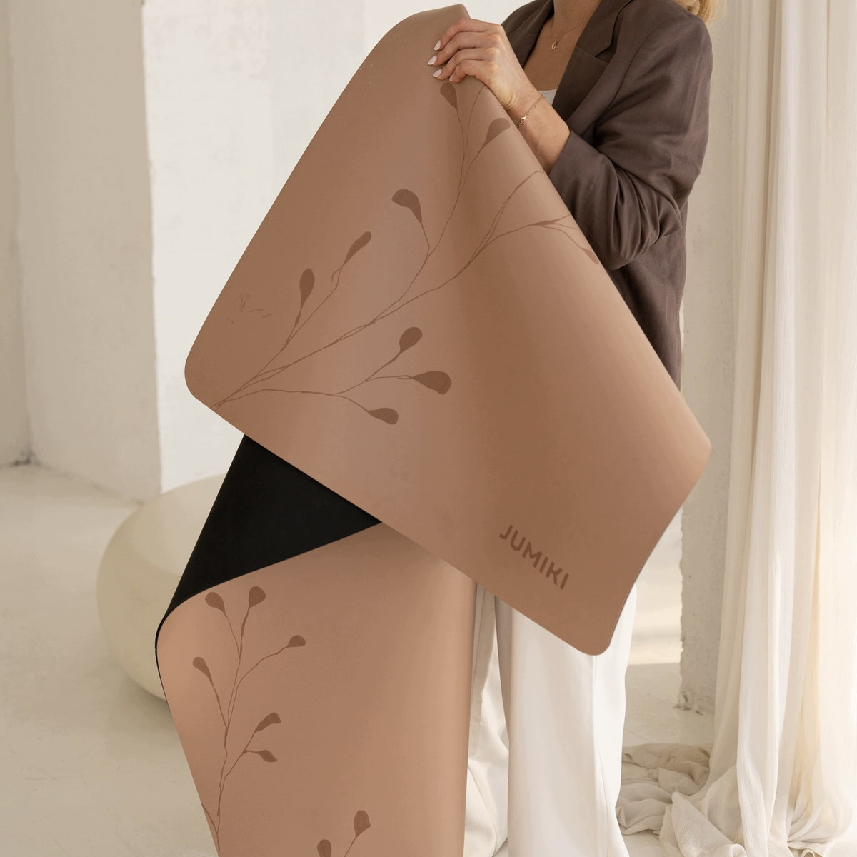 Yoga Exercise Mat JUMIKI ROSE L