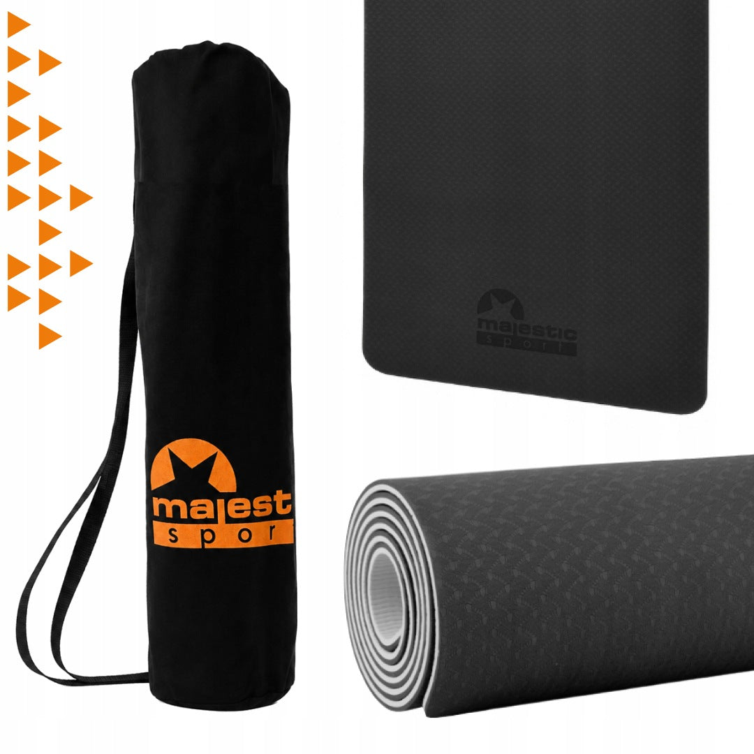 Yoga Fitness Exercise Mat Non-Slip Training Mat + Cover Packaging status original