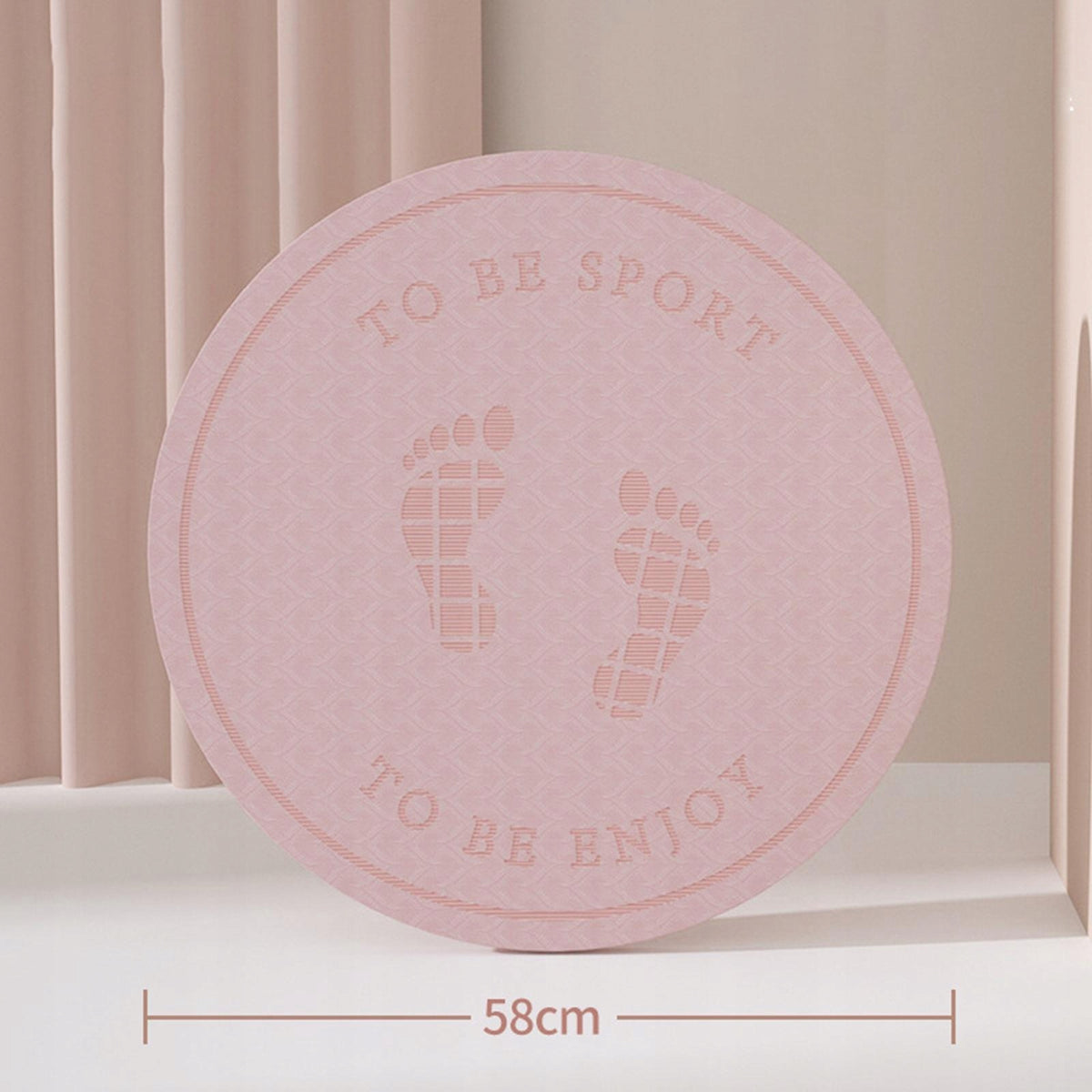 Yoga Jump Rope Mat Skipping Mat Gymnastic Mat Fitness Accessories Anti Pink Packaging status original