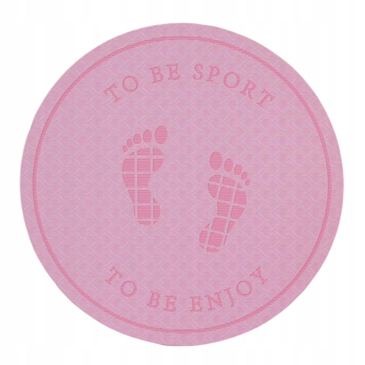 Yoga Jump Rope Mat Skipping Mat Gymnastic Mat Fitness Accessories Deep Pink Packaging status original