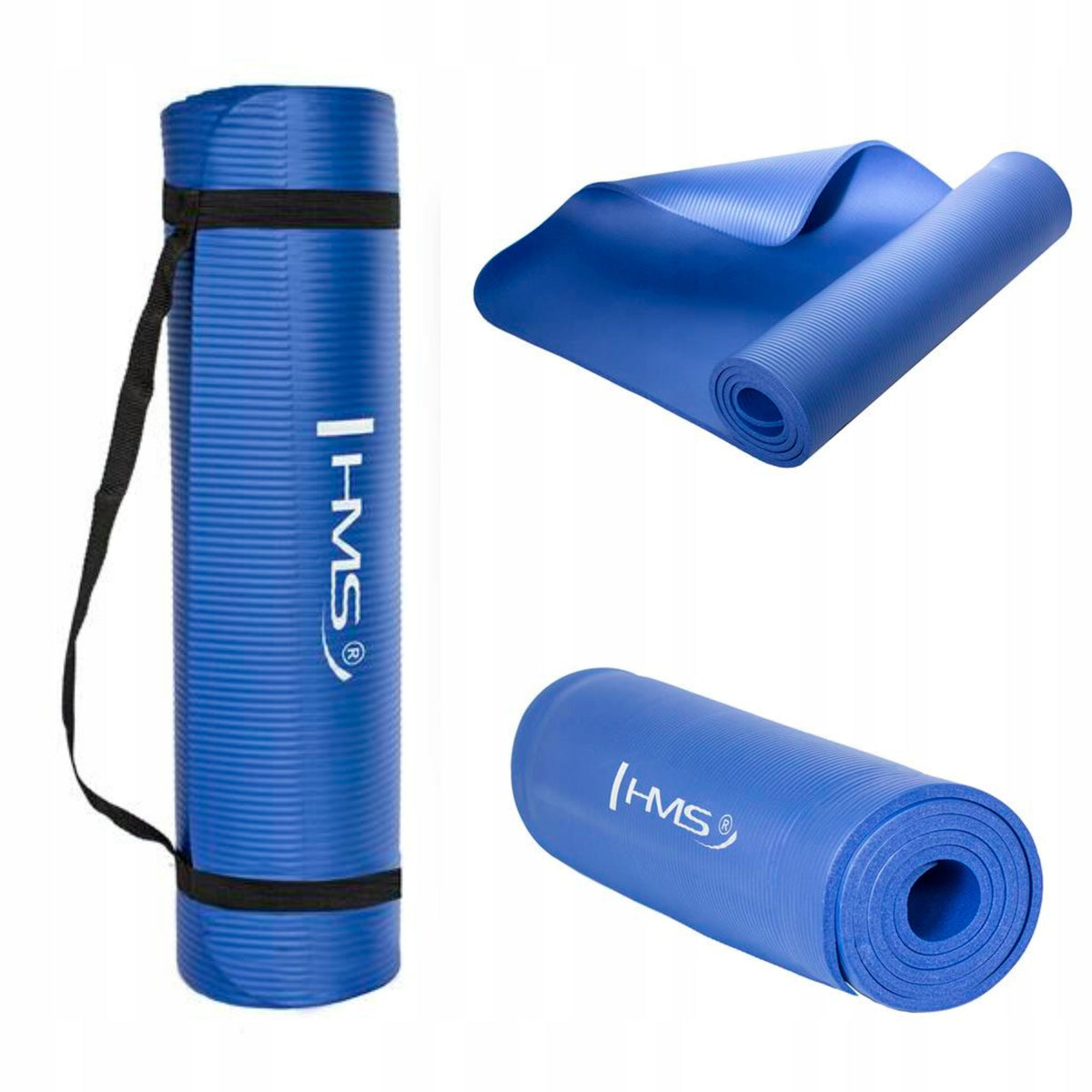Yoga Mat Blue HMS 10MM Flexible And Slip Resistant