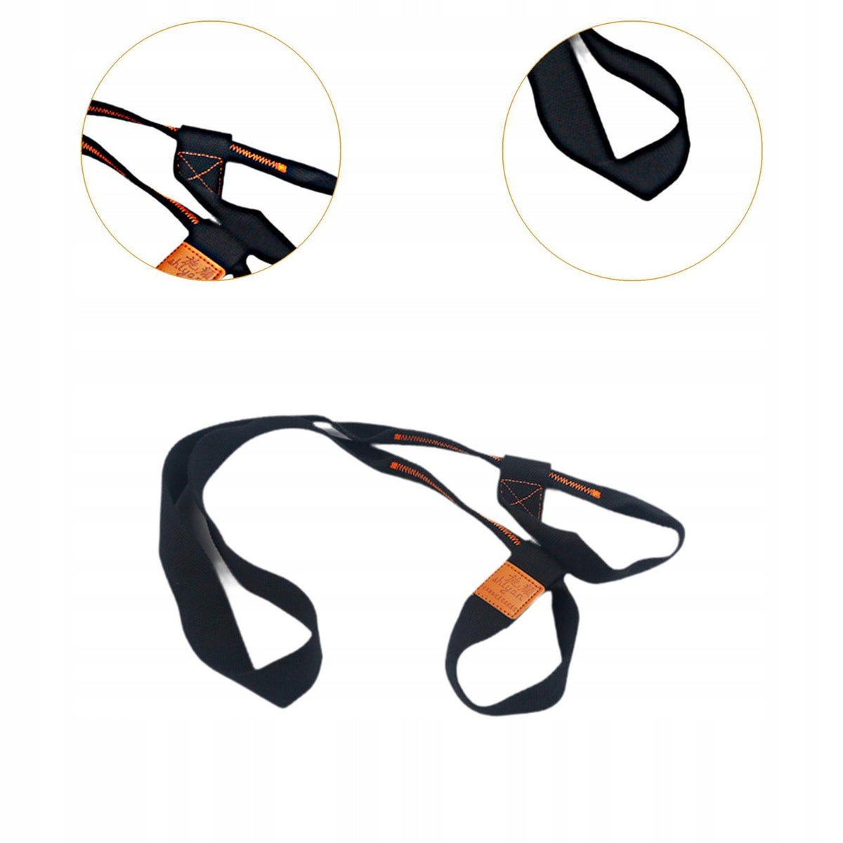 Yoga Mat Strap Multifunctional for Exercise Stretch Thick Wide Black Packaging status original