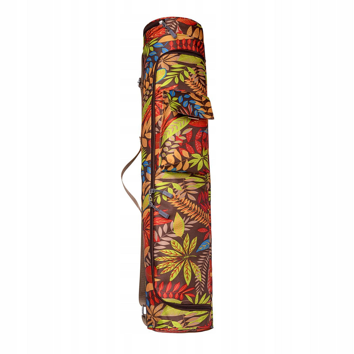 Yoga Pad Carrier Pilates Mat Drawstring Carrying Case Green Style C