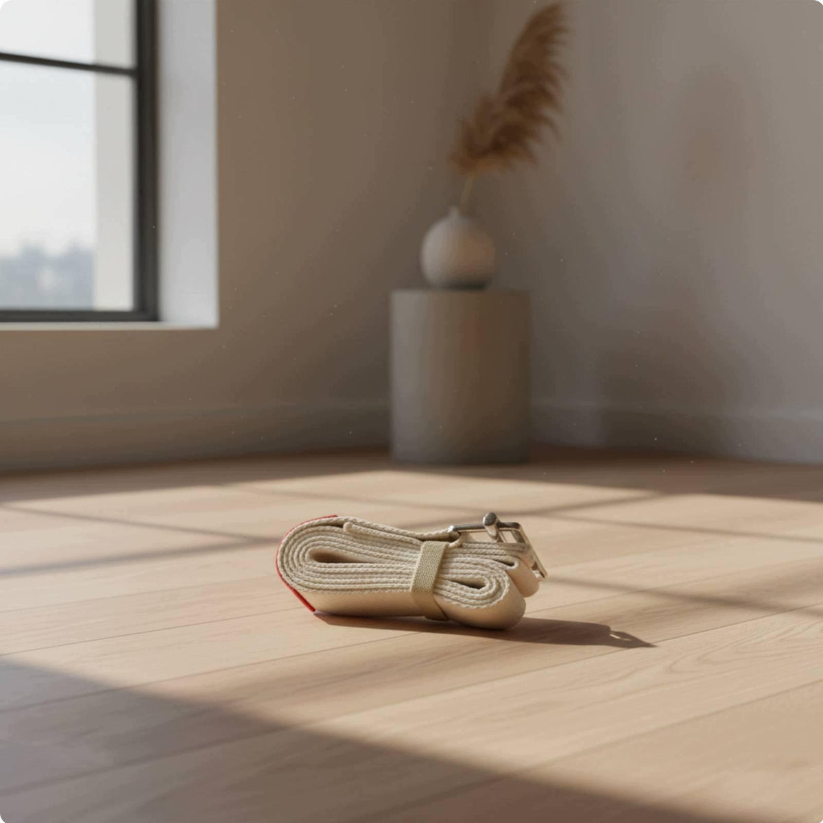 Yoga Strap Beige 1.2M