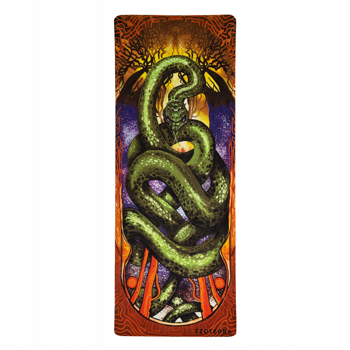 Yoga Travel Mat | Suede | Snake