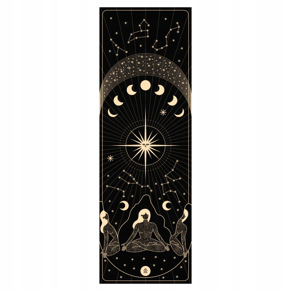 Yoga and Pilates Exercise Mat Moonholi UNIVERSE Rubber Non-Slip
