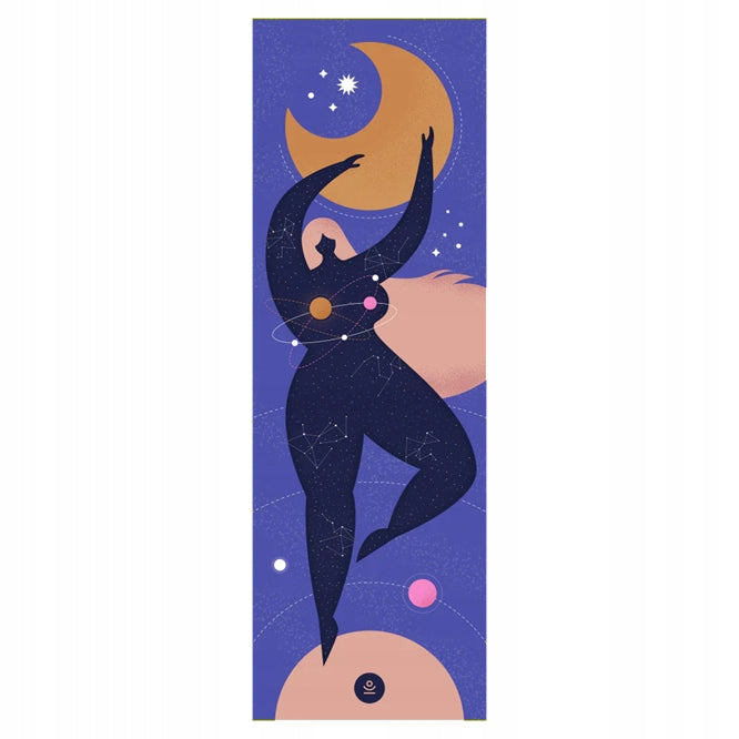 Yoga, exercise and Pilates mat Moonholi COSMIC GIRL