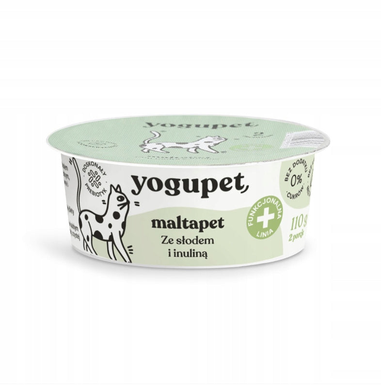 Yogupet Maltapet pasteurized cat yogurt 110g with chicory inulin