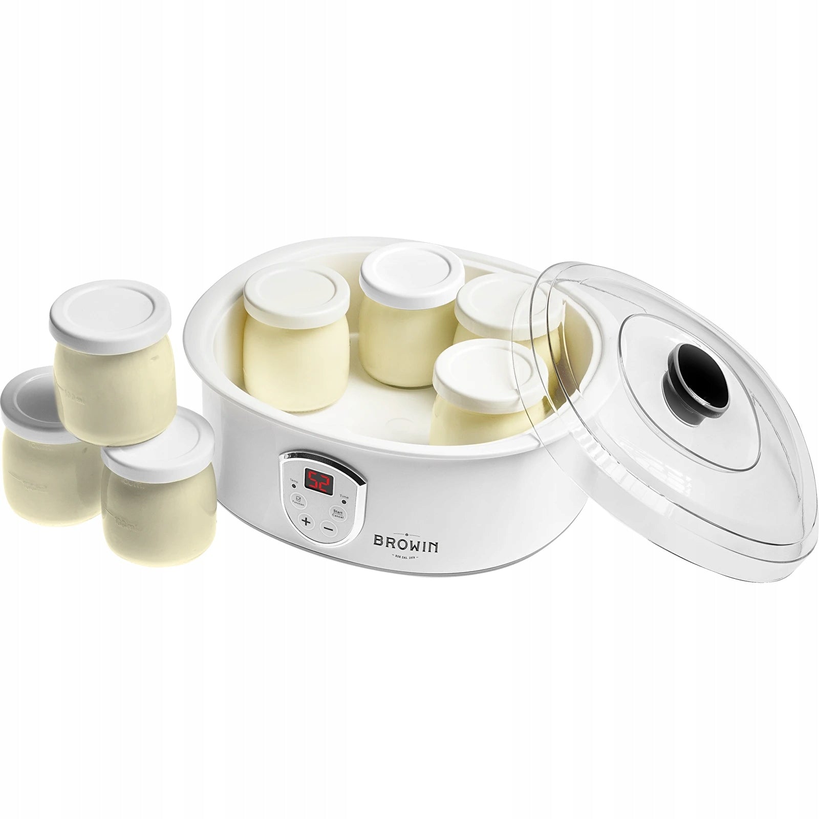 Yogurt machine with thermostat and jars (7 pcs) - 1,3 l Kind yogurt maker