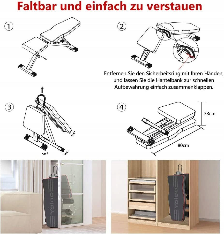 Yoleo W01001 Adjustable Weight Bench Manufacturer code YOLEO