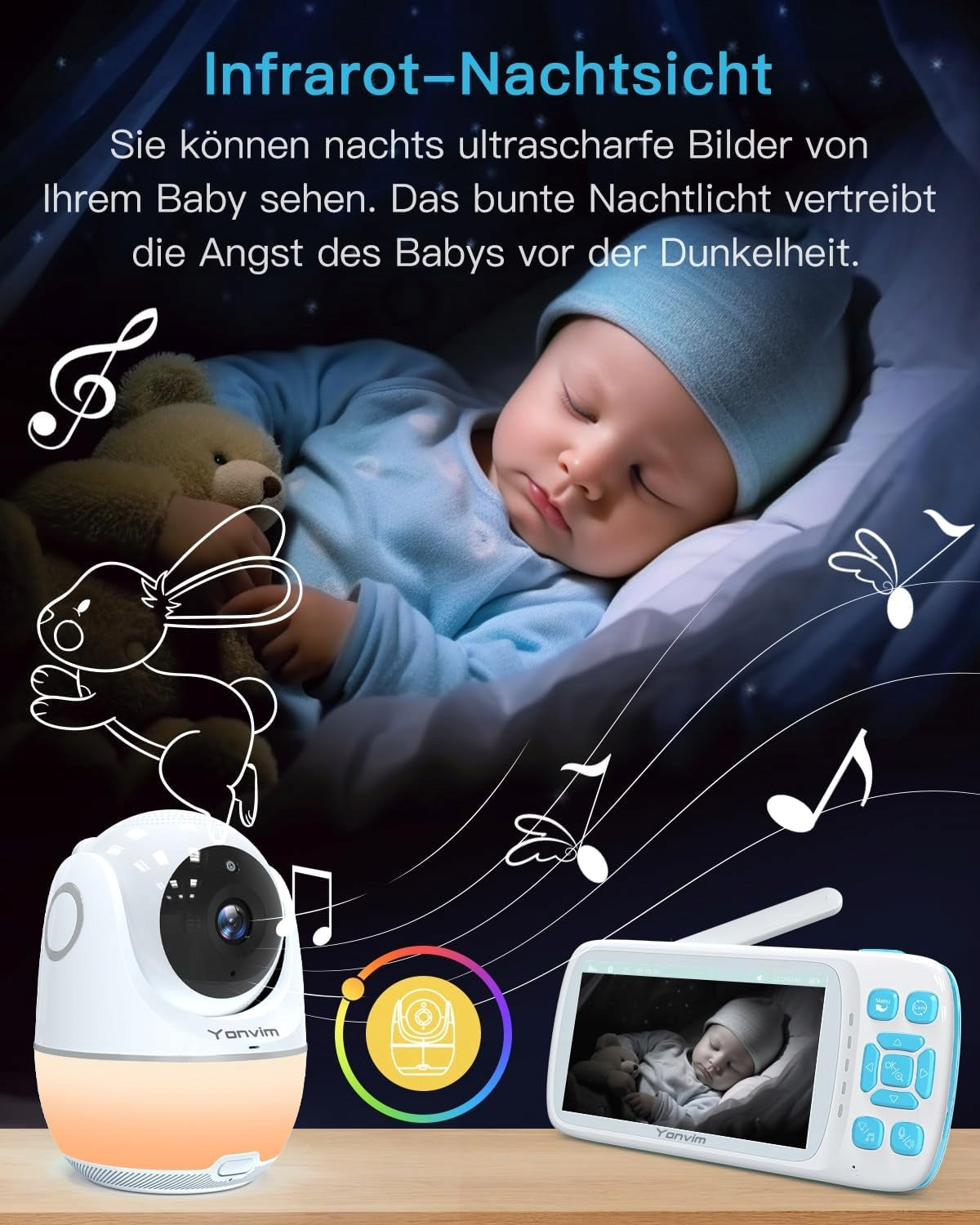 Yonvim 2K Baby Monitor with G492 Camera Brand no brand