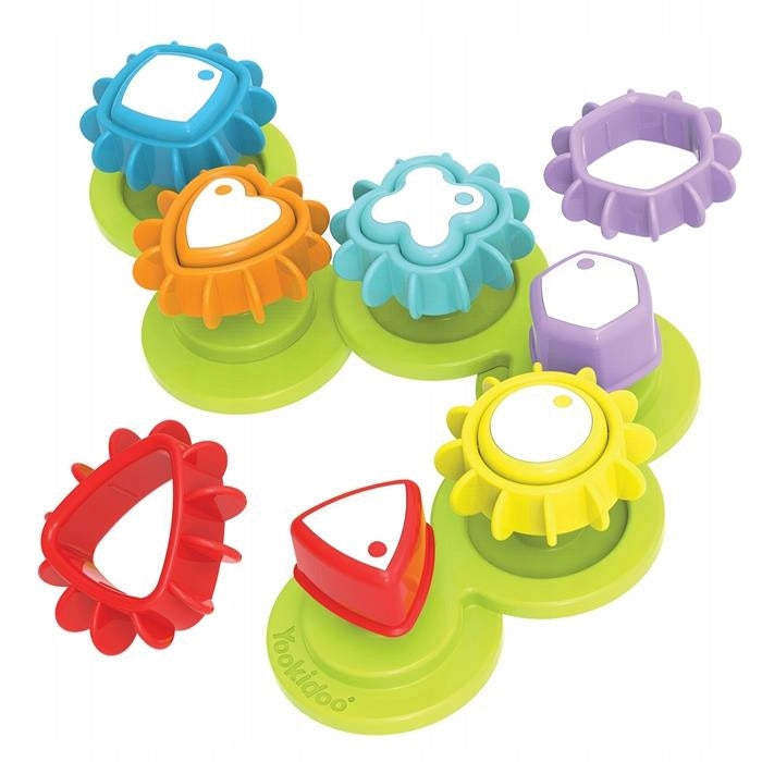 Edukacinis žaislas - dėlionė Yookidoo N Spin Gear