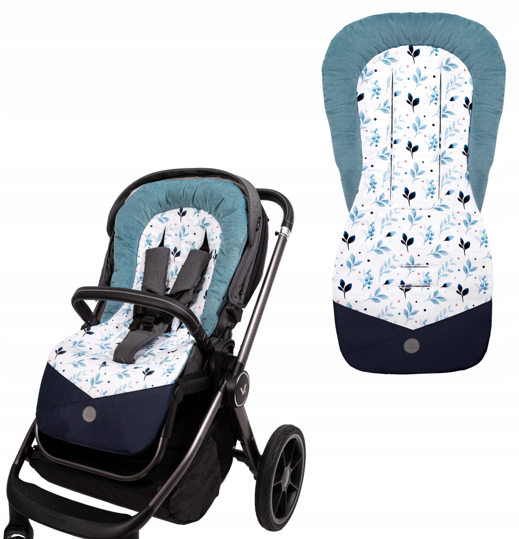 Yoonco Berry Stroller Insert for Stroller 5-Point Straps Universal Brand Yoonco