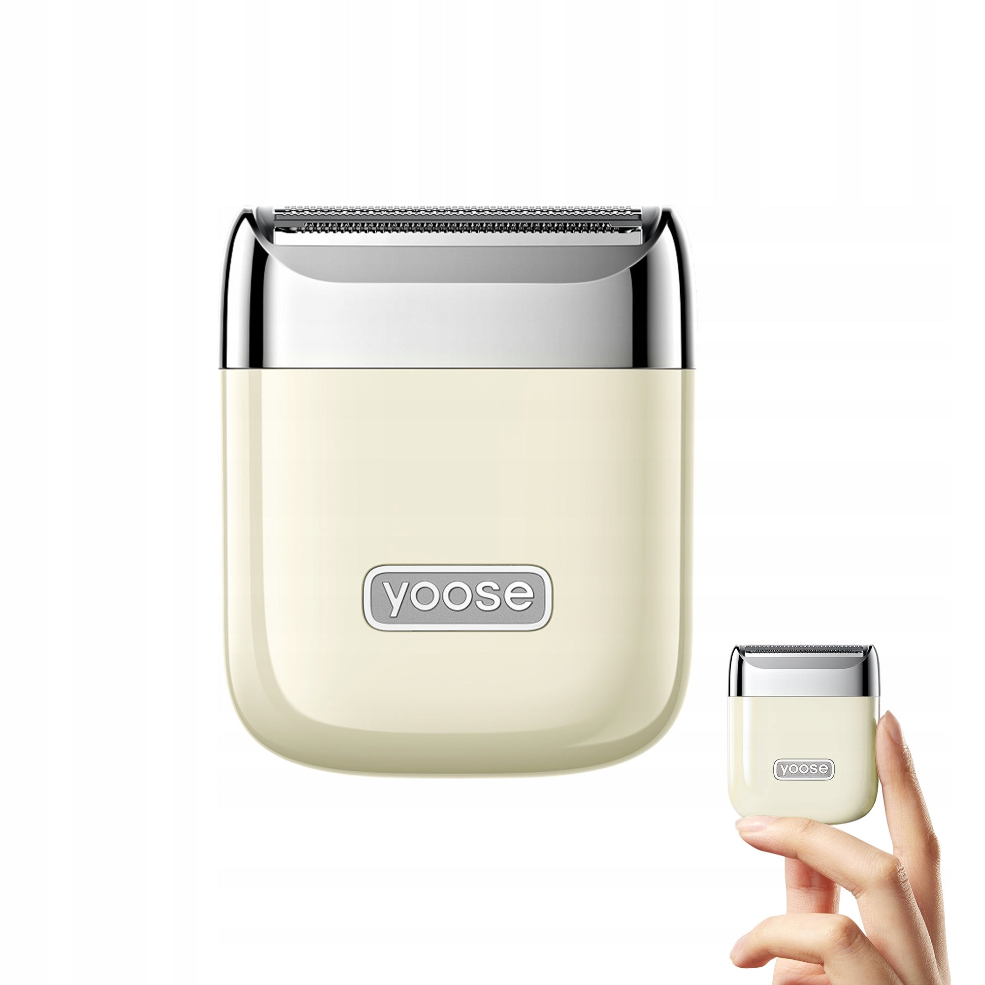 Yoose Women's Nano Electric Shaver, IPX7, Travel, Beige Packaging status original