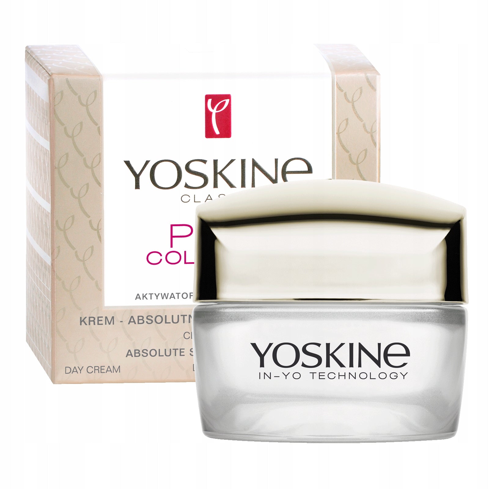 Dieninis veido kremas Yoskine Classic Pro Collagen 60+, 50ml
