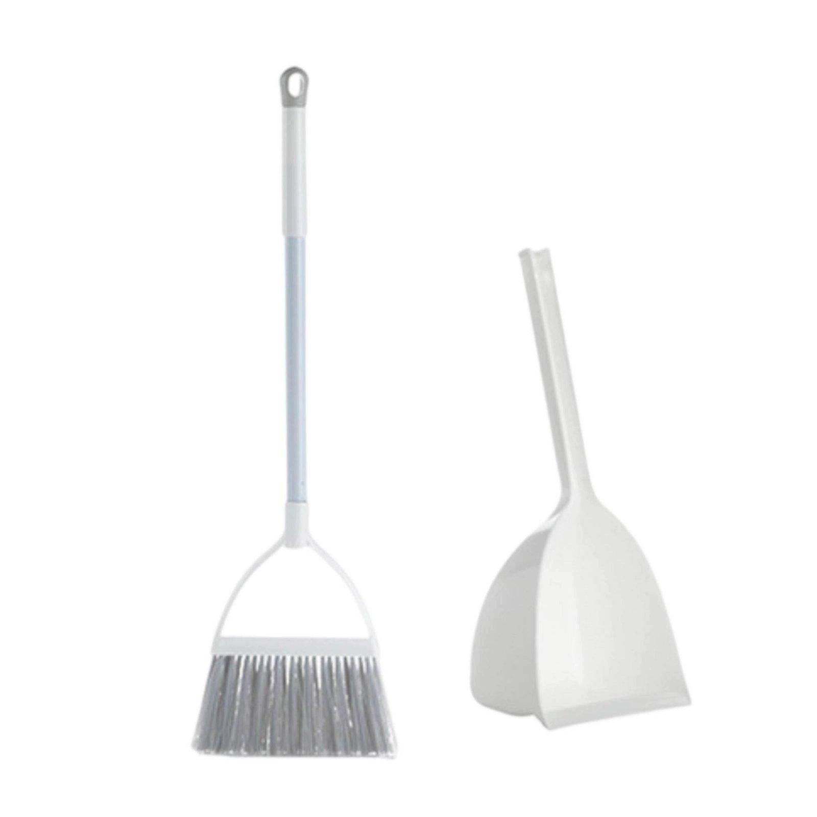 Young Child Broom and Dustpan Set Material Children s Broom and Gray White