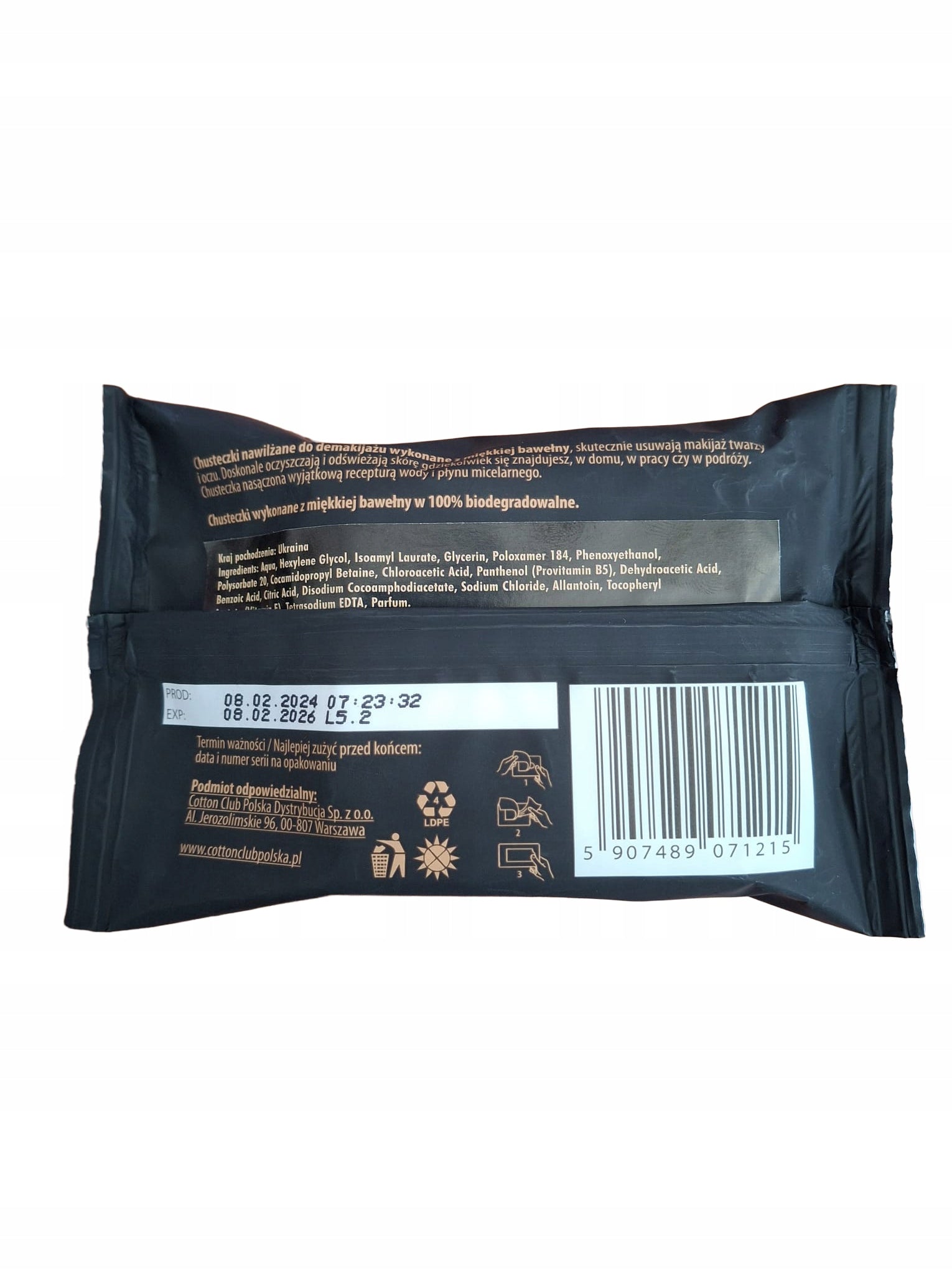 Your Pure Beauty Makeup Remover Wipes 15 Pack Brand no brand