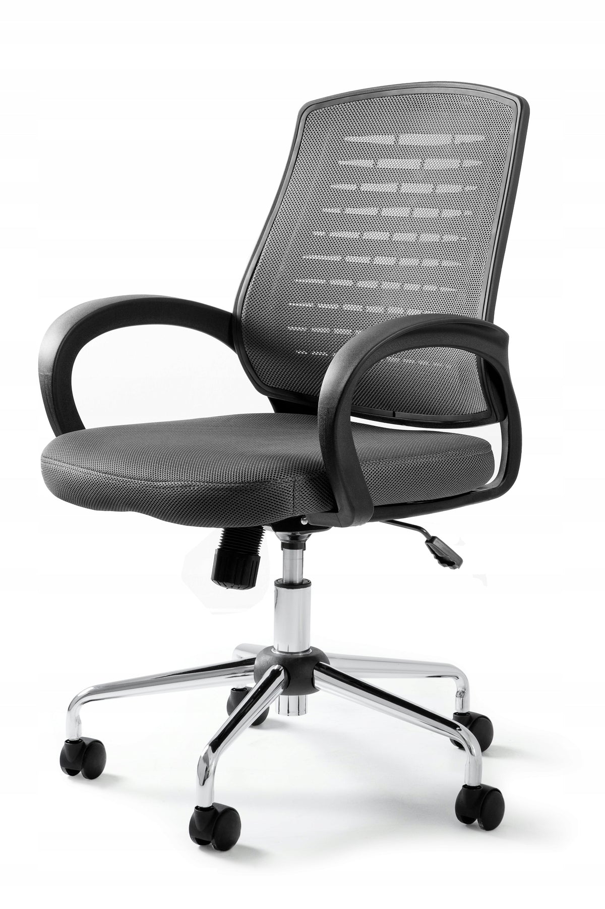 Youth Armchair AWARD Mesh Grey Office, Ergonomic Swivel Chair