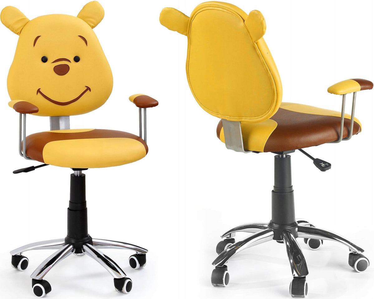 Youth Armchair KUBUŚ Swivel Adjustable Brown Office Medical device no