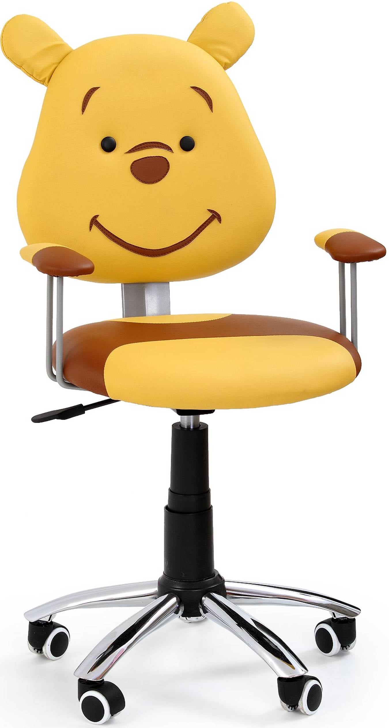 Youth Armchair KUBUŚ Swivel Adjustable Brown Office
