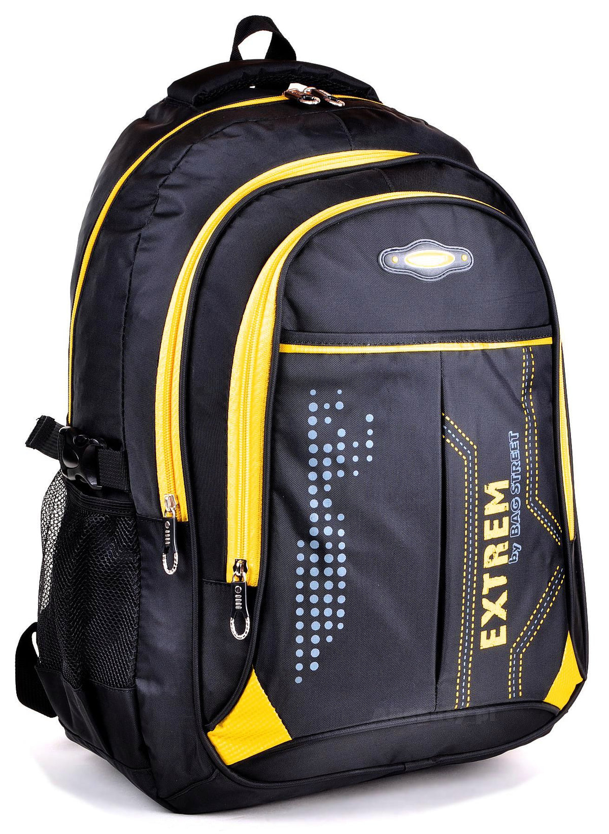 Youth BACKPACK Black YELLOW Men's SATCHEL Bag Street EXTREM 3 compartments EAN (GTIN) 5906280366742
