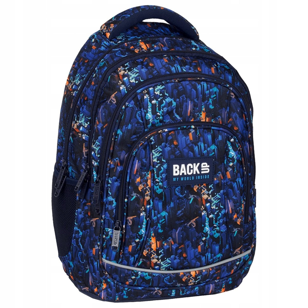 Youth Backpack Boys Blue City Lights BackUp