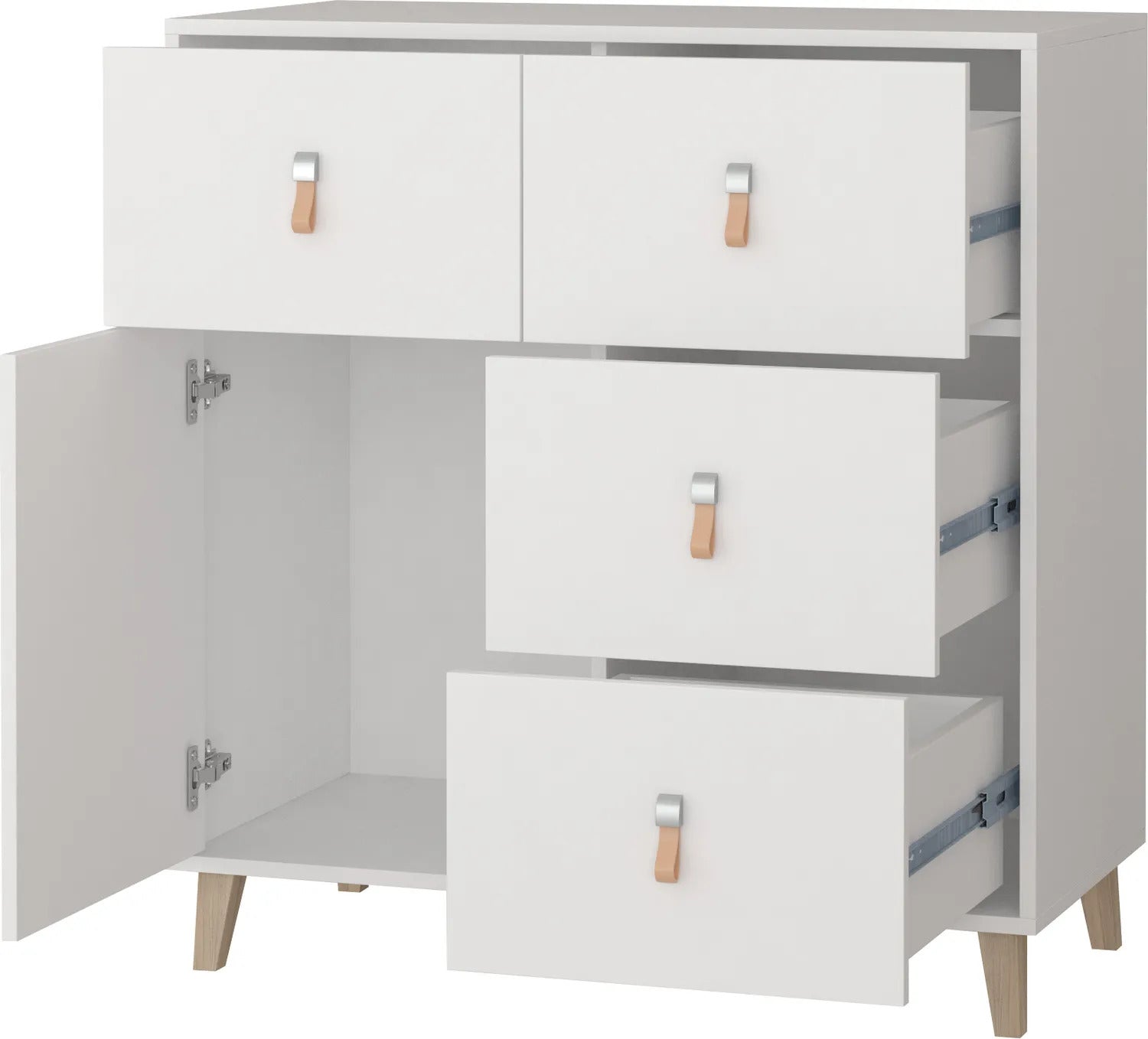 Youth Set FIGO Wardrobe 19 Chest of drawers 03 drawers bar white MANUFACTURER Manufacturer code M09803,M09797