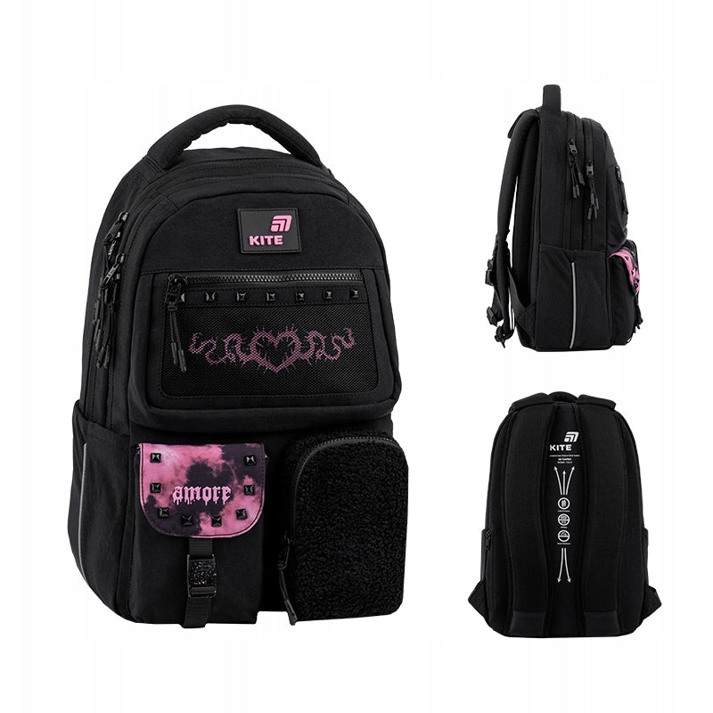 Youth backpack K-POP style blackpink for girls ergonomic Kite