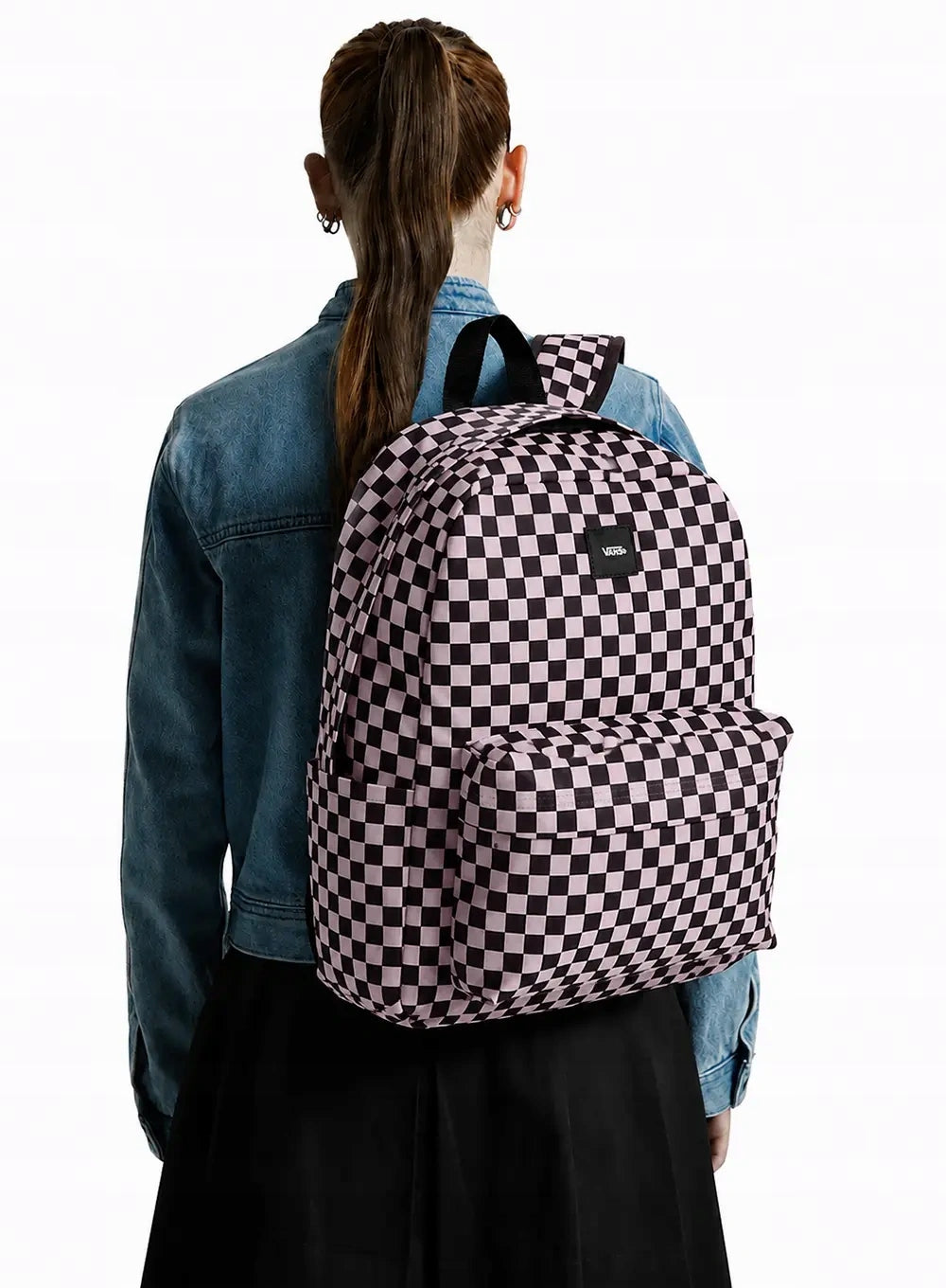 Youth backpack Vans Old Skool Check Backpack - pale petal Gender unisex
