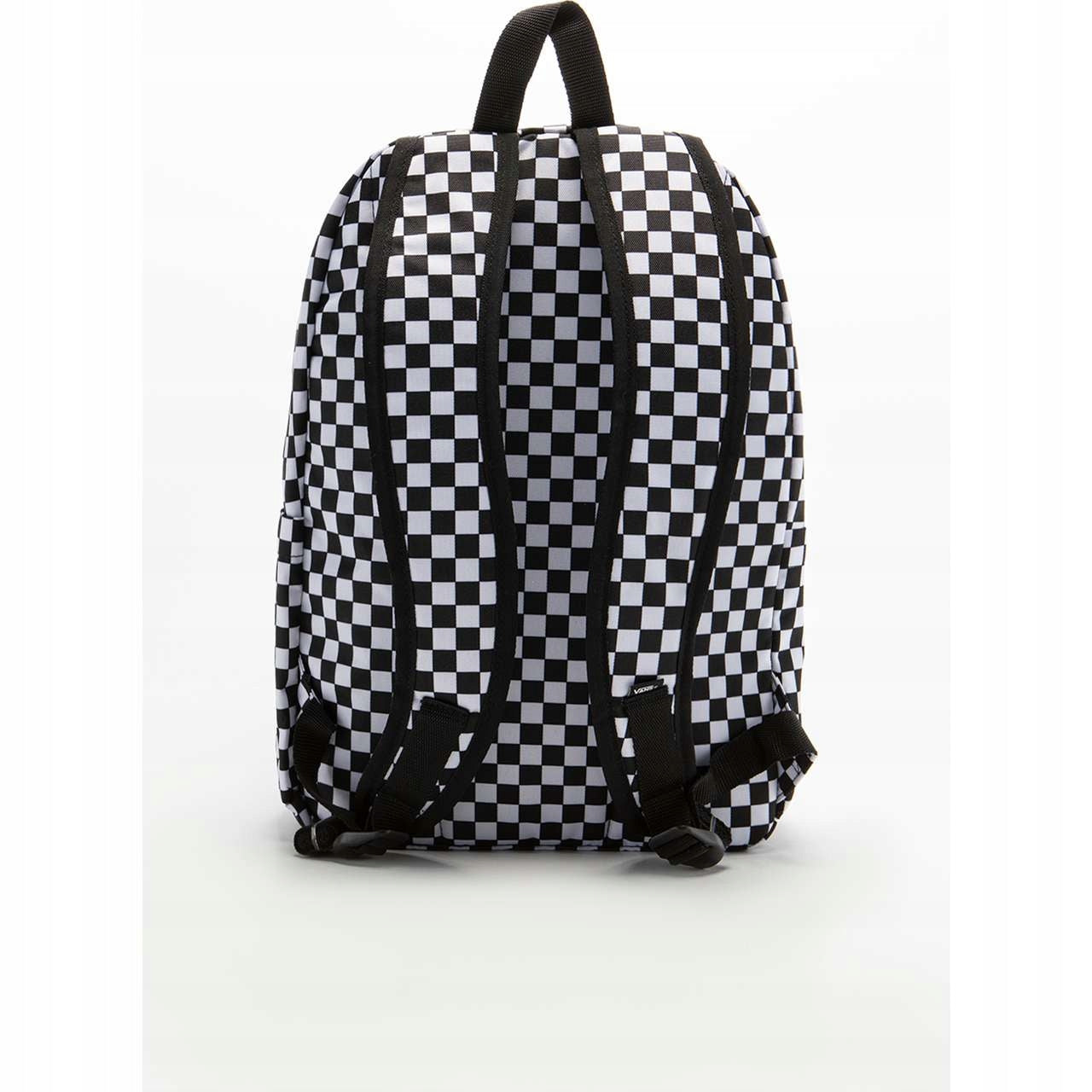 Youth backpack Vans Old Skool Check Backpack white and black chessboard Brand Vans