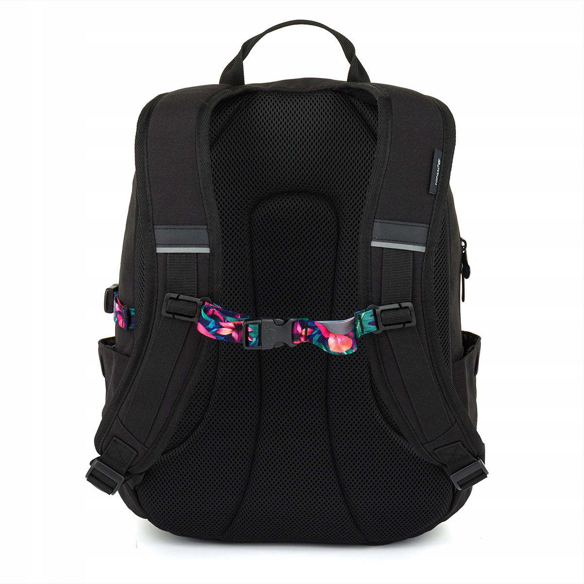 Youth backpack black with tropical straps Topgal VIKI 26035 5-8 classes Brand Topgal