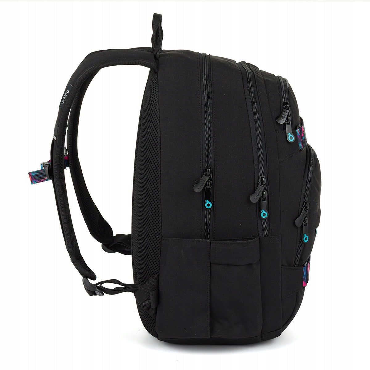 Youth backpack black with tropical straps Topgal VIKI 26035 5-8 classes Manufacturer code 8592571028443