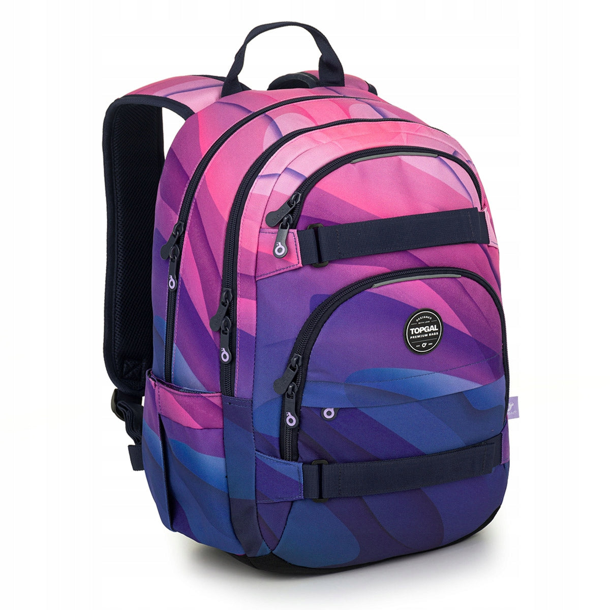 Youth backpack pink and purple Topgal VIKI 25032