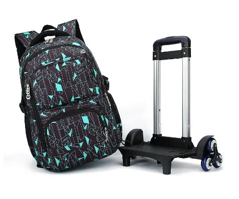 Youth backpack school on wheels frame (D069)