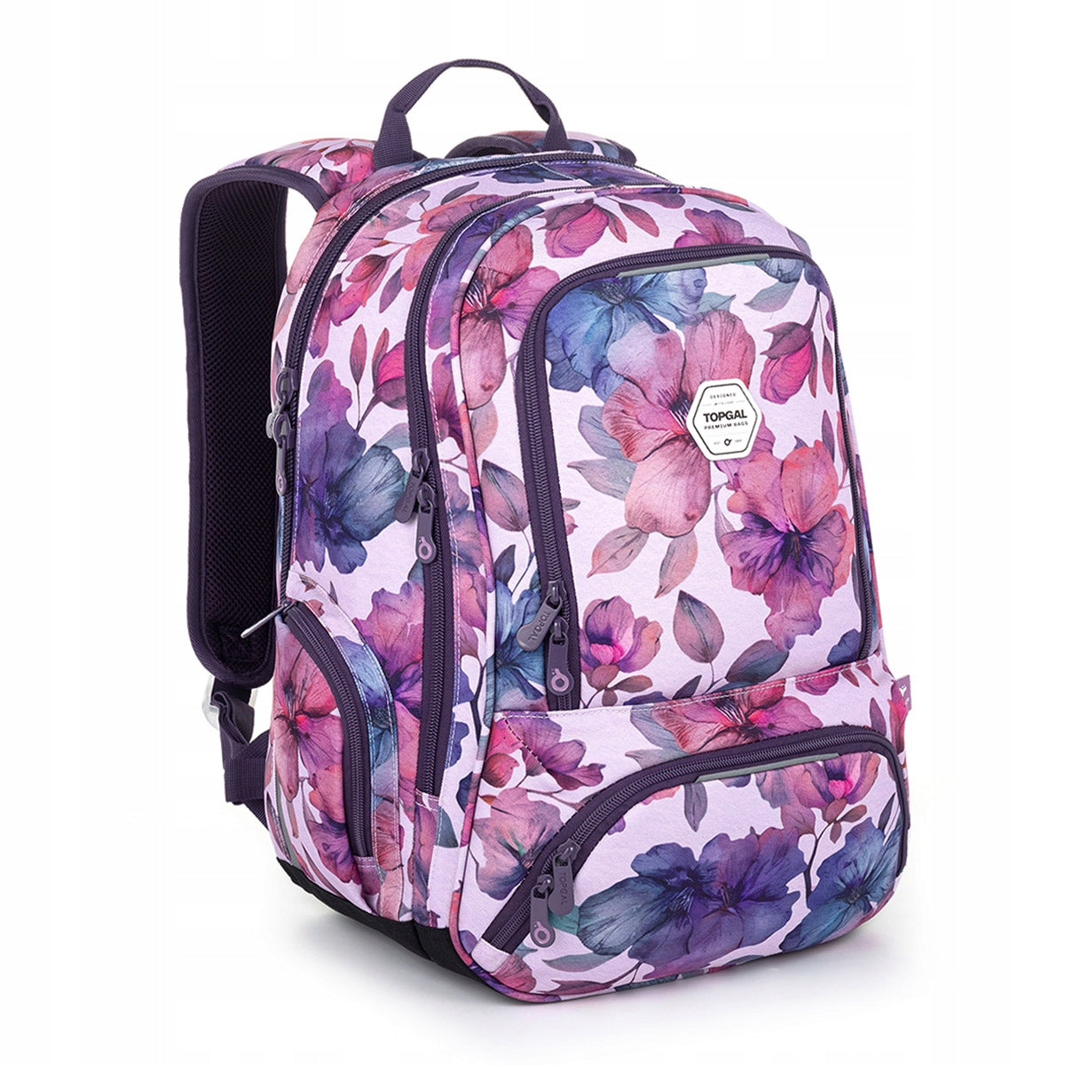Youth backpack with flowers Topgal SURI 25028