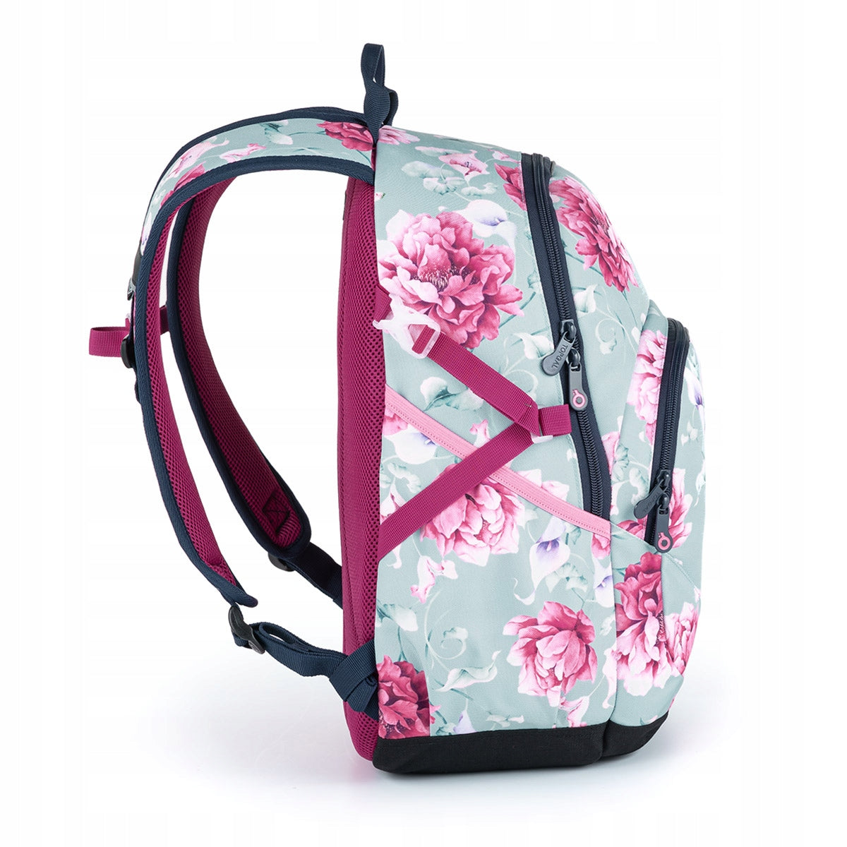 Youth backpack with flowers Topgal YOKO 21030 Manufacturer code YOKO_21030_G
