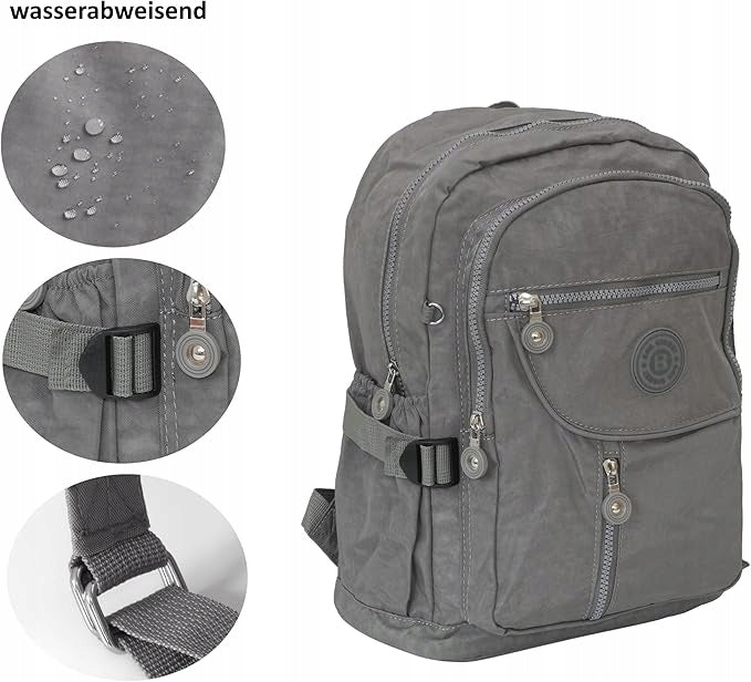 Youth city backpack light line Bag Street 2216 Grey