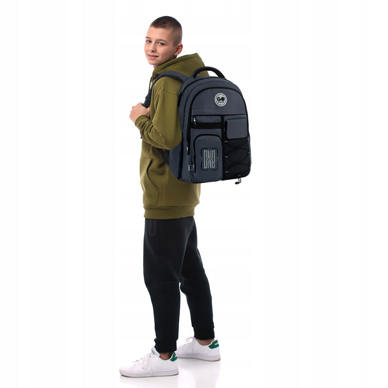 Youth school backpack for boys multi-chamber laptop GoPack Manufacturer code GO26-184L-4