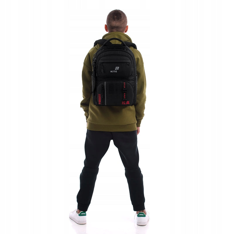 Youth school backpack for boys multi-chamber with keychain Kite Manufacturer code K26-2594M-2