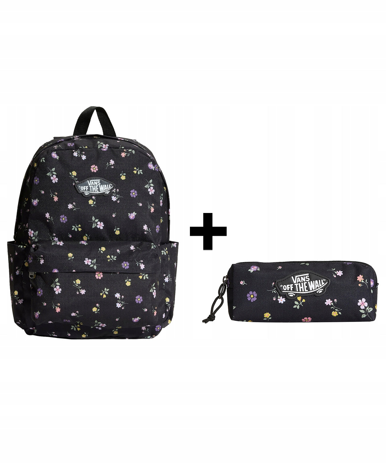 Youth school backpack for children Vans black polyester Manufacturer code VZE6HTL8HTL
