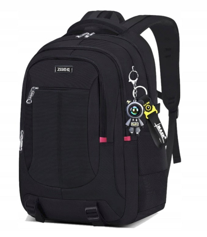 Youth school backpack – roomy, waterproof, multi-chamber