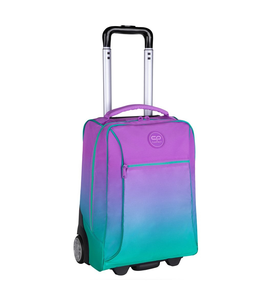 Youth suitcase on wheels backpack 32L CoolPack GRADIENT BLUEBERRY COMPA