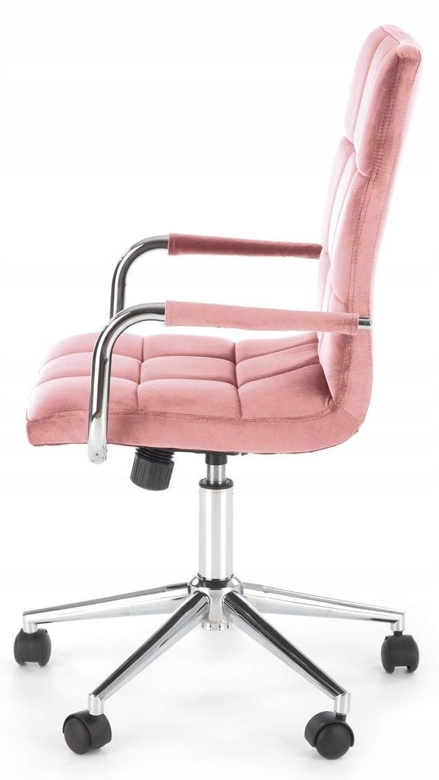 Youth swivel chair pink velvet Voxel 4 Packaging status original