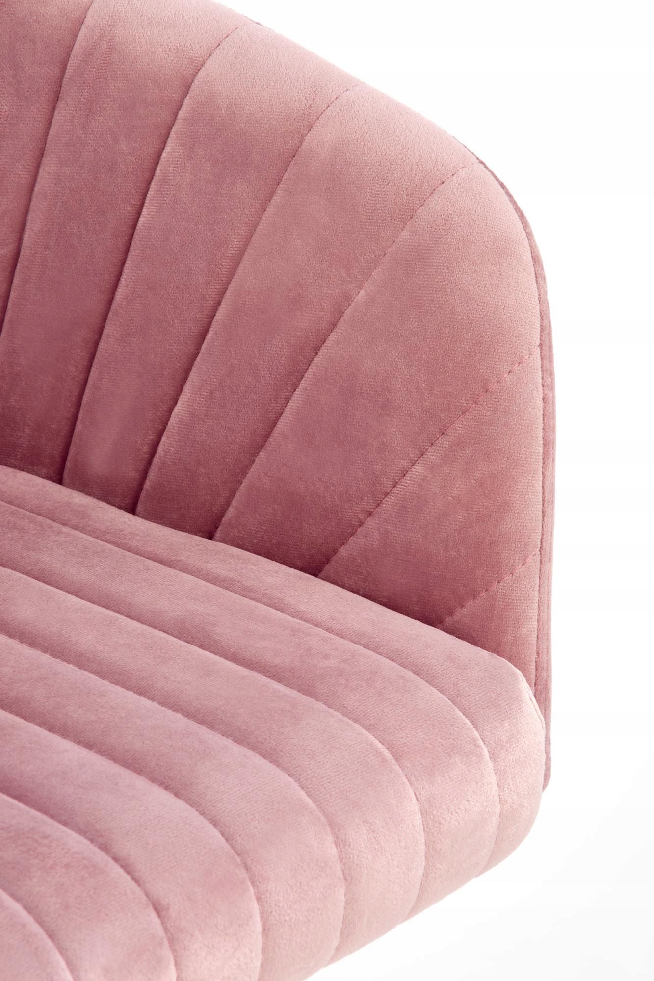 Youth swivel desk chair pink velvet up to 100 kg Liva EAN (GTIN) 4251398959562