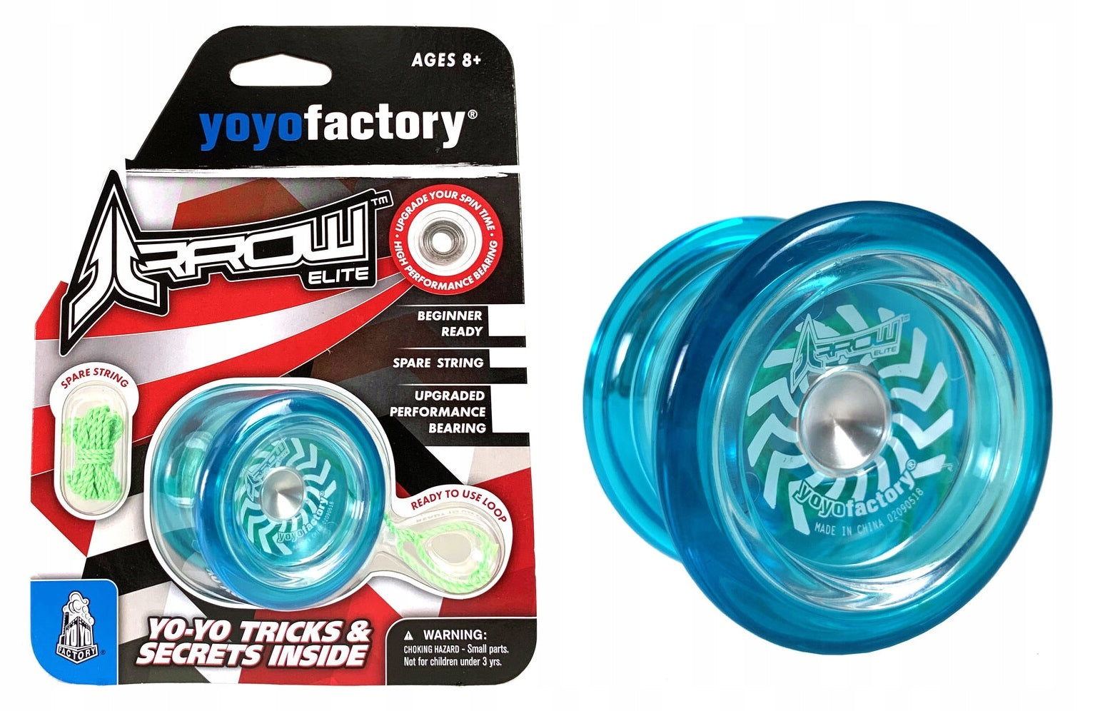 Yoyo for beginners YoYoFactory Arrow blue