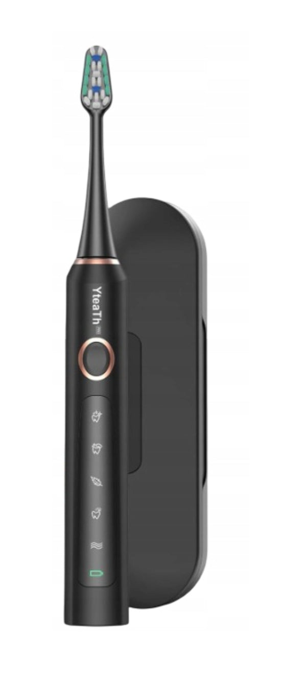 YteaTh PRO Y05 Sonic Toothbrush with Case Black + 8 Tips Medical device no
