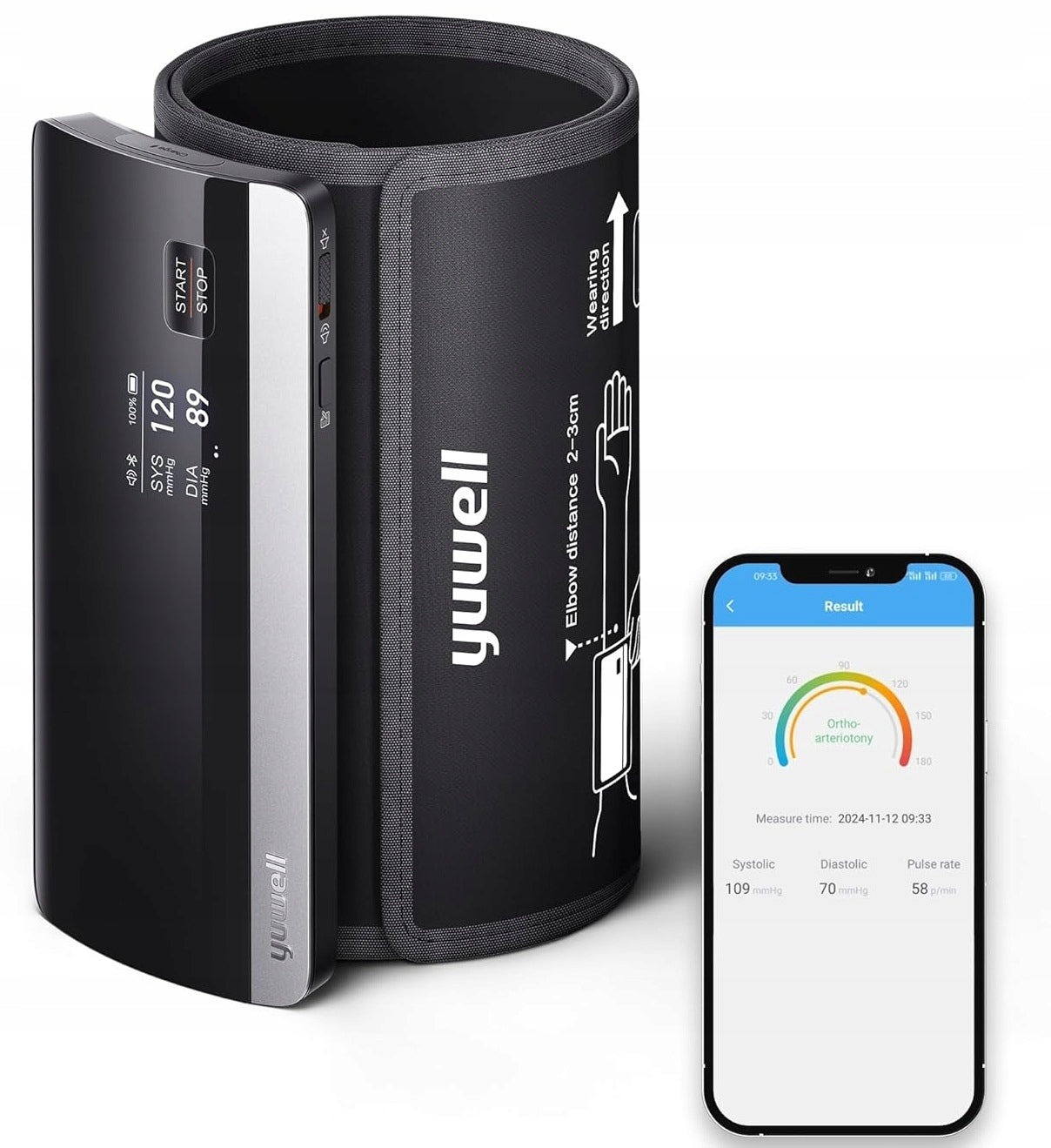 Yuwell YE630CR Bluetooth Smart Shoulder Blood Pressure Monitor
